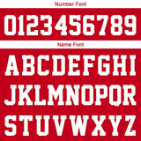 Custom Red Sleeve Hoodies for Men Women Shirts with Hoods Printed Name Logo