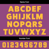 Custom Purple Orange Jerseys for Men Women Personalized Soccer Uniforms for Adult and Kid