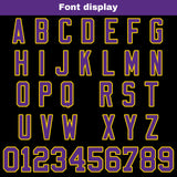 Custom Black Purple Football Jersey Personalized Football Shirts for Men Women  Printed Team Name Number Logo