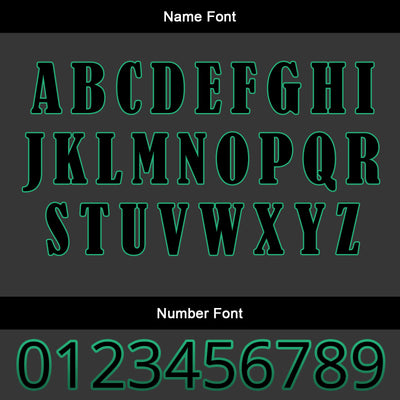 Custom Black Green Jerseys for Men Women Personalized Soccer Uniforms for Adult and Kid enthsush