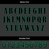 Custom Black Green Jerseys for Men Women Personalized Soccer Uniforms for Adult and Kid