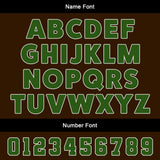 Custom Brown Green Jerseys for Men Women Personalized Soccer Uniforms for Adult and Kid