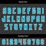 Custom Black Teal Soccer Jerseys for Men Women Personalized Soccer Uniforms for Adult and Kid