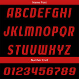 Custom Black Red Basketball Soccer Football Shooting Long T-Shirt for Adults and Kids