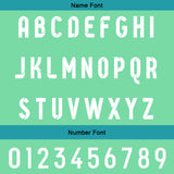 Custom Green Reversible Football Jersey Personalized Gradient Football Shirts for Men Printed Team Name Number Logo