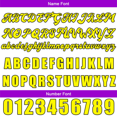 Custom Purple Yellow Basketball Jersey Uniform Suit Printed Your Logo Name Number enthsush