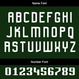 Custom Green Silver Jerseys for Men Women Personalized Soccer Uniforms for Adult and Kid