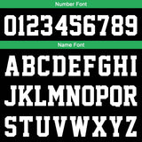 Custom Black Green Sleeve Hoodies for Men Women Shirts with Hoods Printed Name Logo