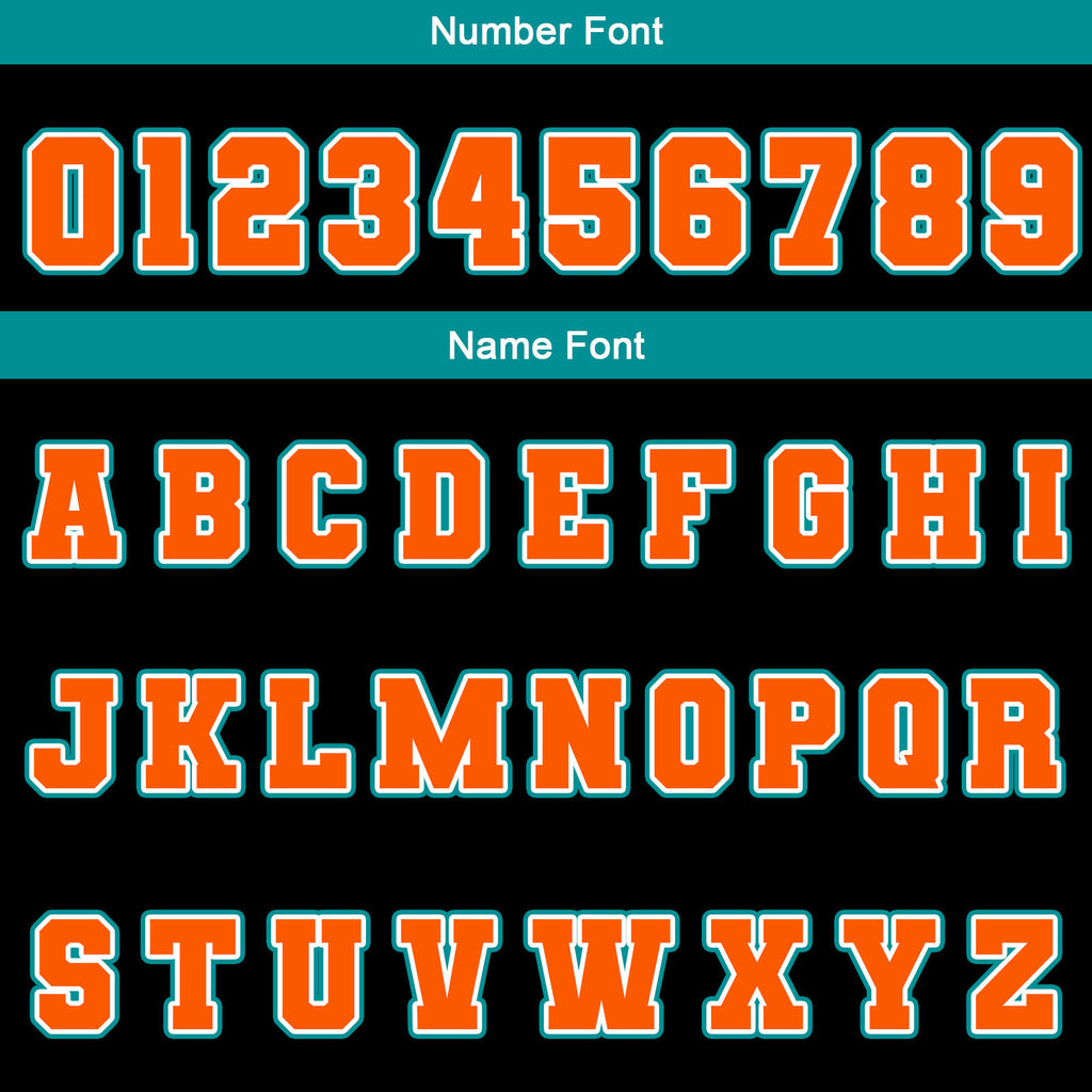 Custom Black Teal Orange Waterproof Varsity Jackets Personalized Stitched Name Number Logo to Letterman Jackets enthsush