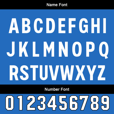 Custom Blue Basketball Jersey Uniform Suit Printed Your Logo Name Number enthsush
