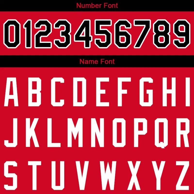 Custom Stitched Basketball Jersey for Men, Women And Kids Red-Black-White enthsush