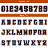 Custom White Orange Navy Waterproof Varsity Jackets Personalized Stitched Name Number Logo to Letterman Jackets