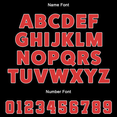 Custom Black Red Jerseys for Men Women Personalized Soccer Uniforms for Adult and Kid enthsush