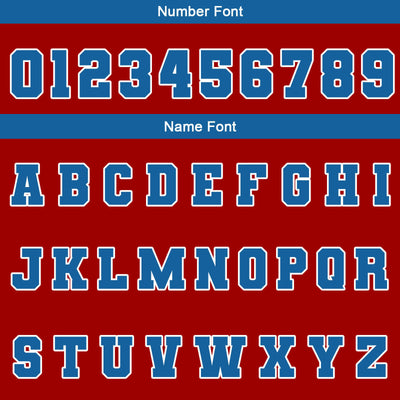 Custom Red White Blue Waterproof Varsity Jackets Personalized Stitched Name Number Logo to Letterman Jackets enthsush