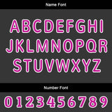 Custom  Rose Purple Basketball Jersey Uniform Suit Printed Your Logo Name Number