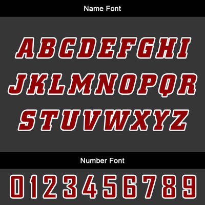 Custom Red Basketball Jersey Uniform Suit Printed Your Logo Name Number enthsush