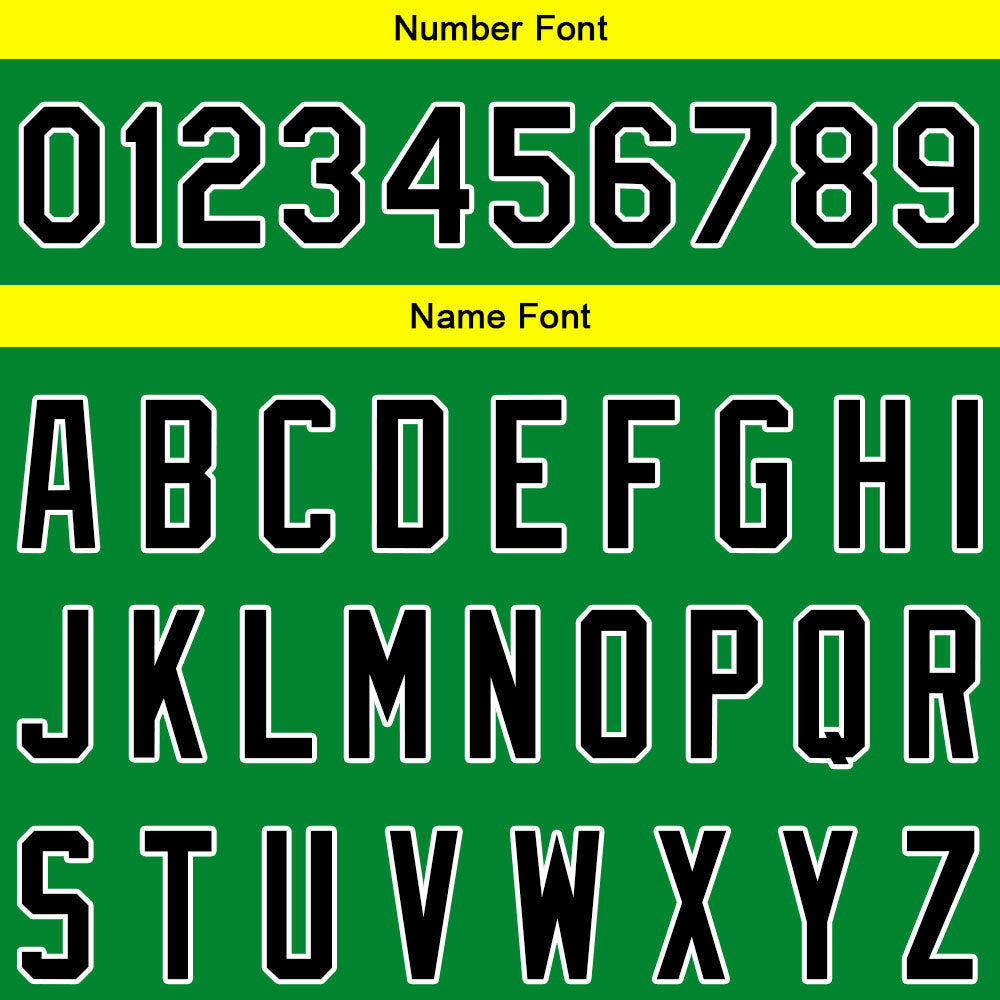 Custom Full Print Design Authentic Baseball Jersey Yellow-Green enthsush