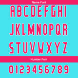 Custom Pink Blue Reversible Football Jersey Personalized Gradient Football Shirts for Men Printed Team Name Number Logo