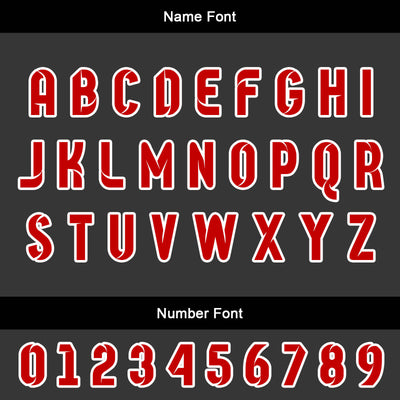 Custom Black Red Basketball Jersey Uniform Suit Printed Your Logo Name Number enthsush