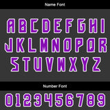 Custom Gray Violet Jerseys for Men Women Personalized Soccer Uniforms for Adult and Kid