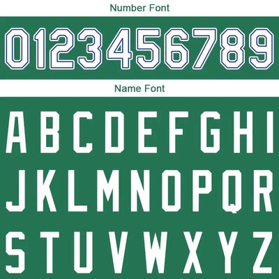 Custom Stitched Basketball Jersey for Men, Women And Kids Kelly Green-White-Royal enthsush