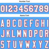 Custom Light Blue Sweatshirt Hoodie For Men Women Girl Boy Print Your Logo Name Number