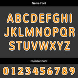 Custom Orange Basketball Jersey Uniform Suit Printed Your Logo Name Number