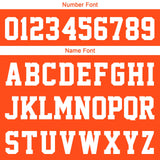 Custom Orange Sleeve Hoodies for Men Women Shirts with Hoods Printed Name Logo