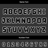 Custom Black White Jerseys for Men Women Personalized Soccer Uniforms for Adult and Kid