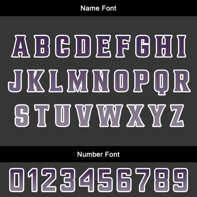 Custom Gray-violet Basketball Jersey Uniform Suit Printed Your Logo Name Number enthsush