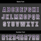 Custom Gray-violet Basketball Jersey Uniform Suit Printed Your Logo Name Number