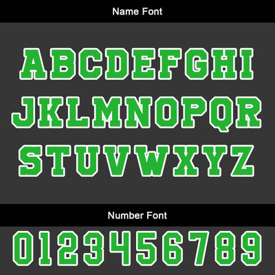 Custom Green Basketball Jersey Uniform Suit Printed Your Logo Name Number enthsush