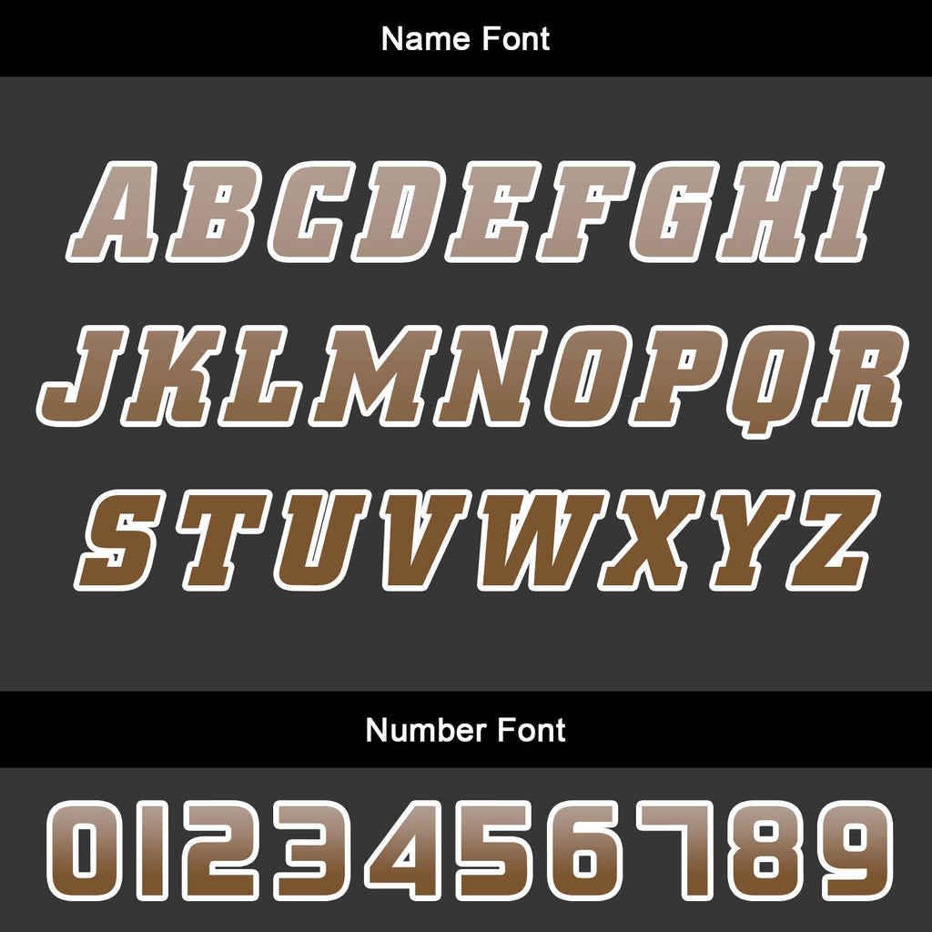 Custom Brown Basketball Jersey Uniform Suit Printed Your Logo Name Number enthsush
