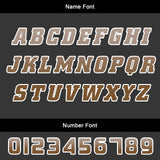 Custom Brown Basketball Jersey Uniform Suit Printed Your Logo Name Number