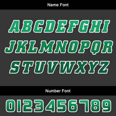 Custom Green Basketball Jersey Uniform Suit Printed Your Logo Name Number enthsush