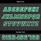 Custom Green Basketball Jersey Uniform Suit Printed Your Logo Name Number