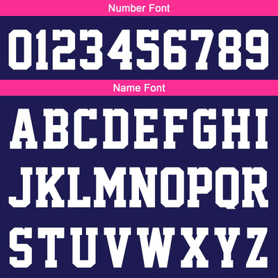 Custom Navy Pink Sleeve Hoodies for Men Women Shirts with Hoods Printed Name Logo enthsush