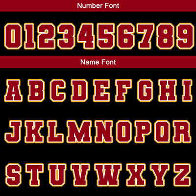 Custom Black Red Yellow Waterproof Varsity Jackets Personalized Stitched Name Number Logo to Letterman Jackets enthsush