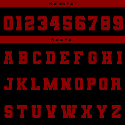 Custom Black Red Waterproof Varsity Jackets Personalized Stitched Name Number Logo to Letterman Jackets enthsush