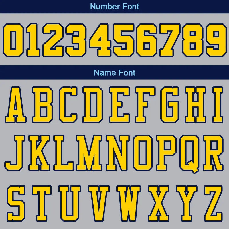 Custom Stitched Basketball Jersey for Men, Women And Kids Gray-Yellow-Navy enthsush