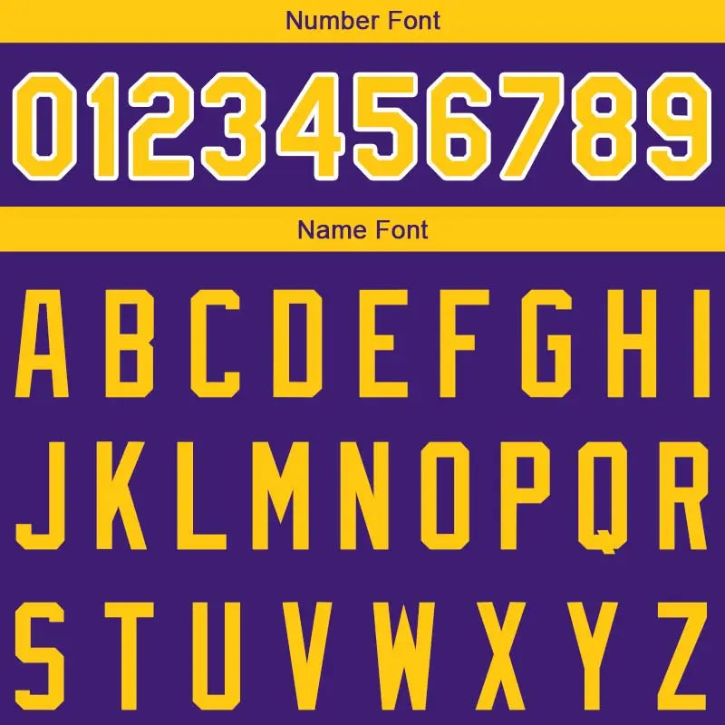 Custom Stitched Basketball Jersey for Men, Women And Kids Purple-Yellow-White enthsush