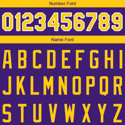 Custom Stitched Basketball Jersey for Men, Women And Kids Purple-Yellow-White enthsush