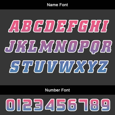 Custom Pink Blue Basketball Jersey Uniform Suit Printed Your Logo Name Number enthsush