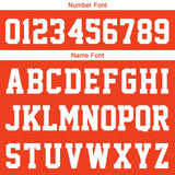 Custom Orange Sleeve Hoodies for Men Women Shirts with Hoods Printed Name Logo