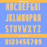 Custom Sky Blue Butter Yellow Reversible Football Jersey Personalized Gradient Football Shirts for Men Printed Team Name Number Logo