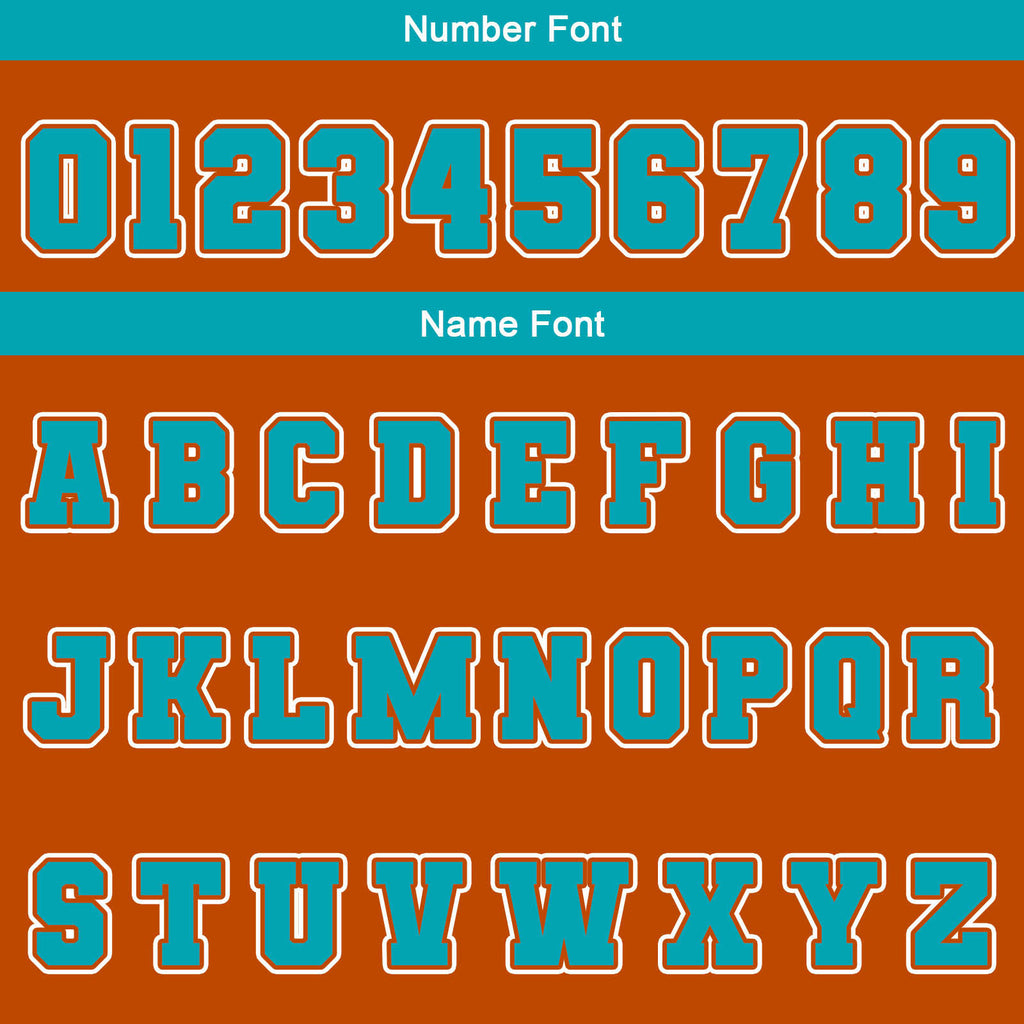 Custom Orange White Teal Waterproof Varsity Jackets Personalized Stitched Name Number Logo to Letterman Jackets enthsush