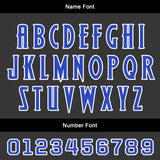 Custom Black Blue Soccer Jerseys for Men Women Personalized Soccer Uniforms for Adult and Kid