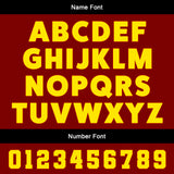 Custom Red Yellow Jerseys for Men Women Personalized Soccer Uniforms for Adult and Kid