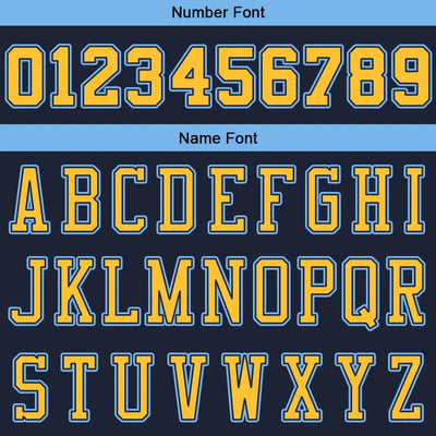 Custom Stitched Basketball Jersey for Men, Women And Kids Navy-Yellow-Light Blue enthsush
