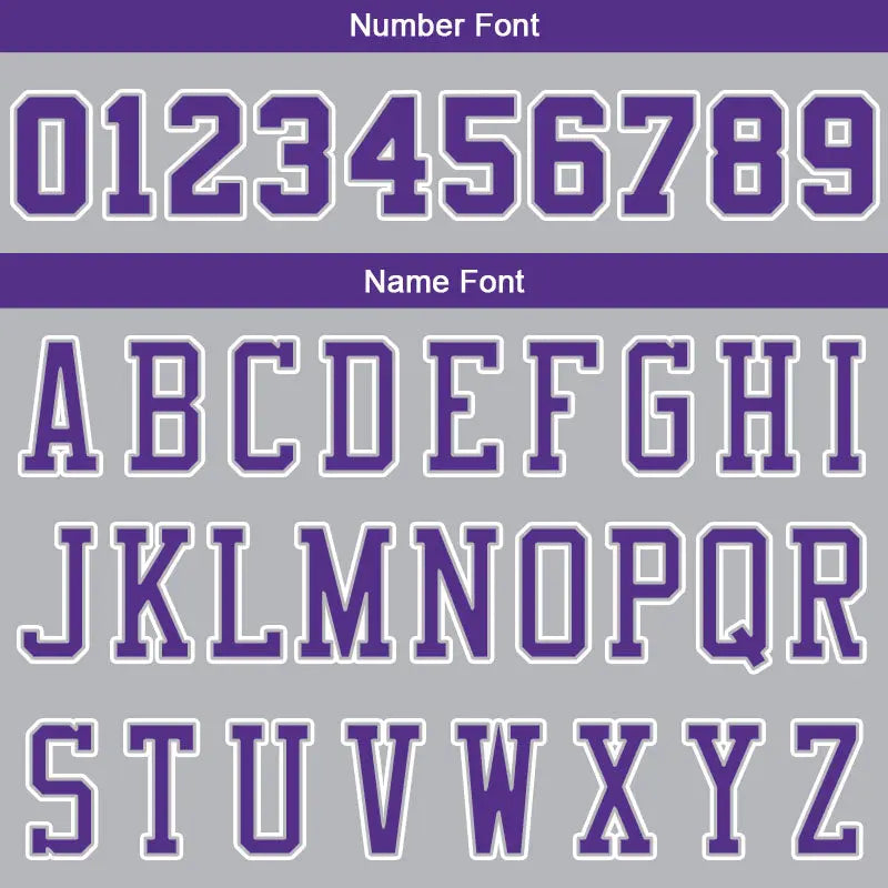 Custom Stitched Basketball Jersey for Men, Women And Kids Gray-Purple-White enthsush